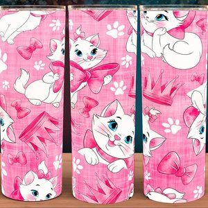 Marie Aristrocats Pink Princess Cup Mug Tumbler 20oz